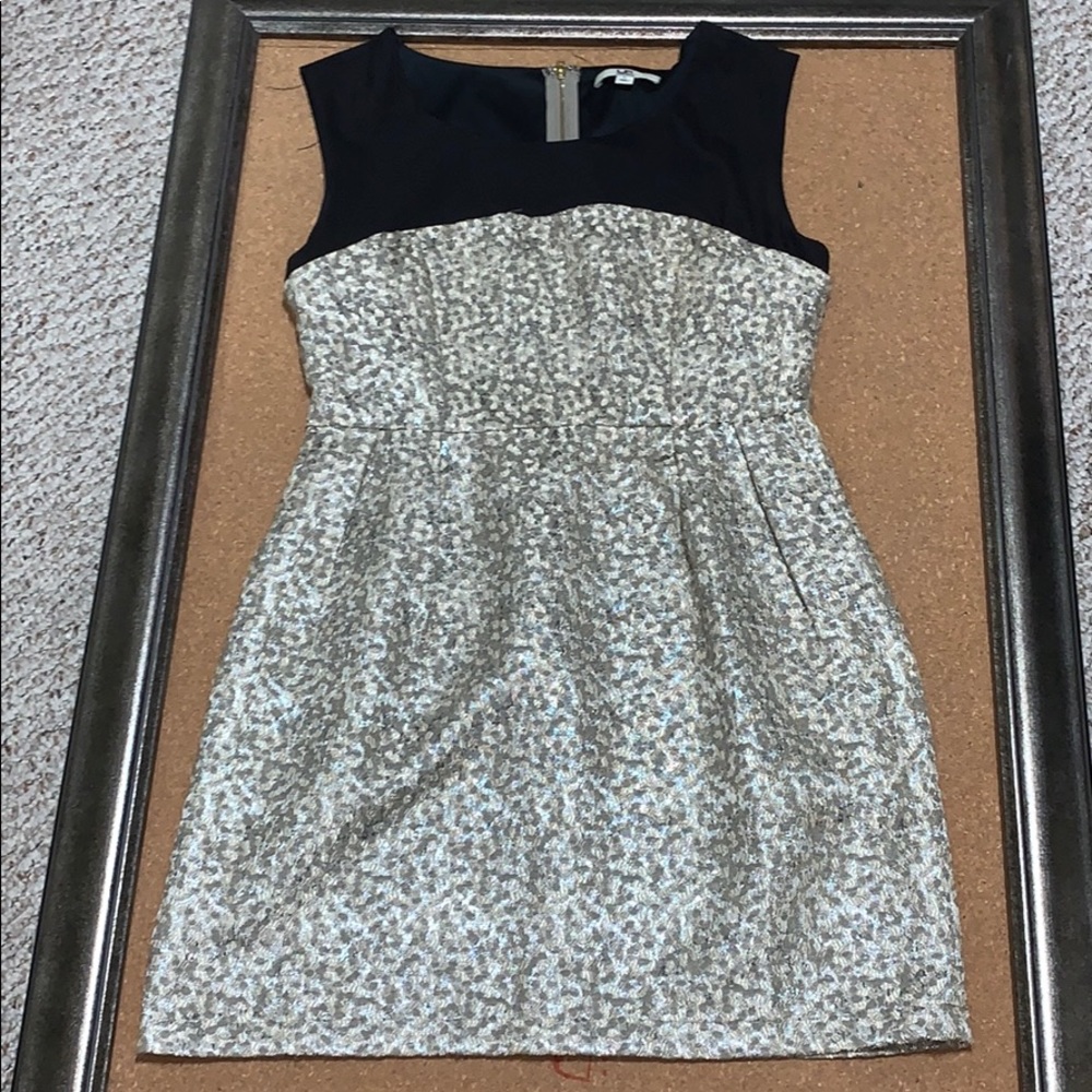 Gold and Black Dress